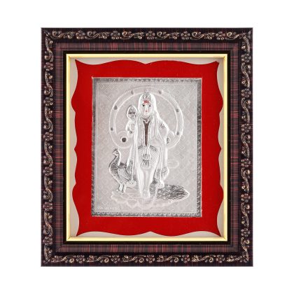 Murugan embossed 999 pure silver photo Frame